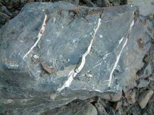 quarried rock, once the seabed of the Iapetus ocean